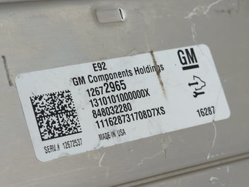 2015-2016 Chevrolet Colorado PCM Engine Control Computer ECU ECM PCU OEM P/N:848032280 12672965 Fits Fits 2014 2015 2016 OEM Used Auto Parts