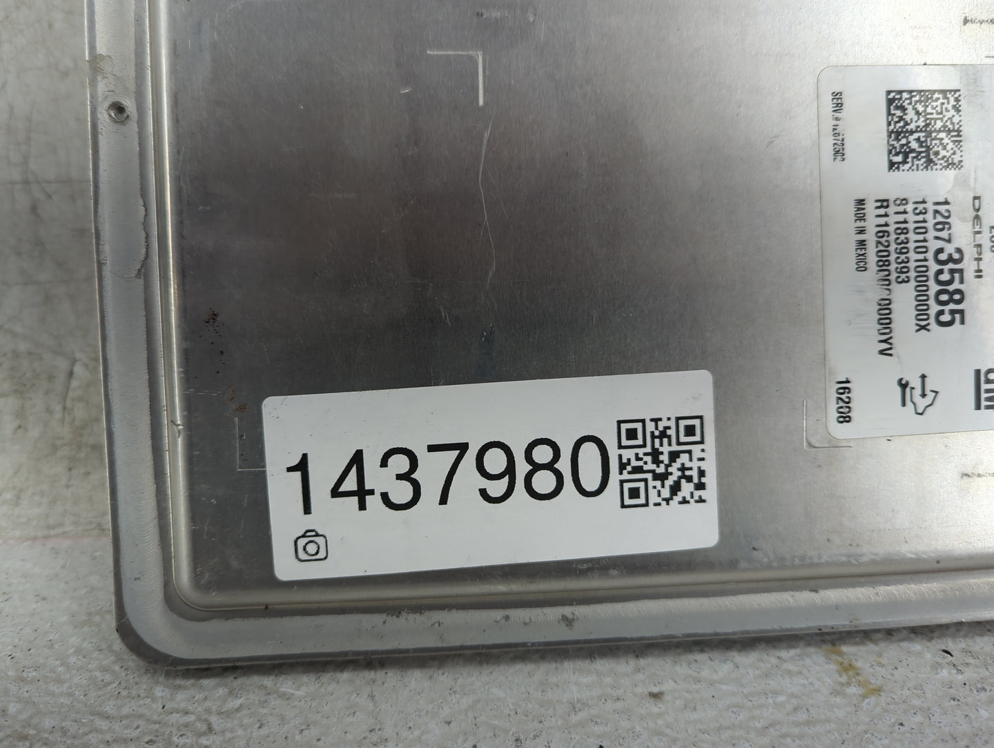 2015-2016 Chevrolet Colorado PCM Engine Control Computer ECU ECM PCU OEM P/N:12673585 Fits Fits 2015 2016 OEM Used Auto Part