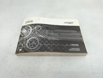 2016 Chevrolet Colorado Owners Manual Book Guide P/N:23142523 OEM Used Auto Parts - Oemusedautoparts1.com