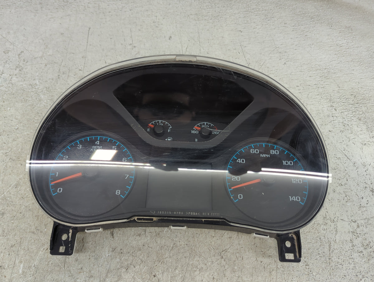2016 Chevrolet Colorado Instrument Cluster Speedometer Gauges P/N:81237227X 22988408, 23180315 Miles: Fits OEM Used Auto Par