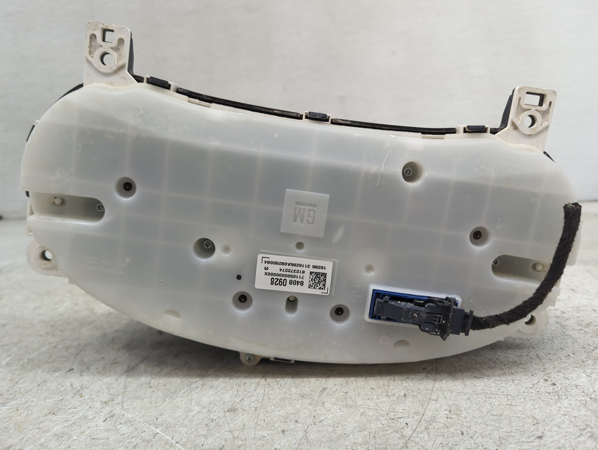 2016 Chevrolet Colorado Instrument Cluster Speedometer Gauges P/N:81237227X 22988408, 23180315 Miles: Fits OEM Used Auto Par