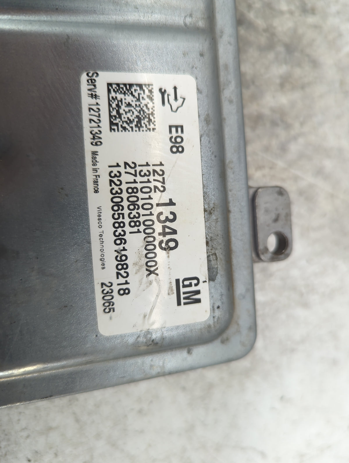 2016 Chevrolet Colorado PCM Engine Control Computer ECU ECM PCU OEM P/N:12721349 A2C97434500003 OEM Used Auto Parts - Oemuse