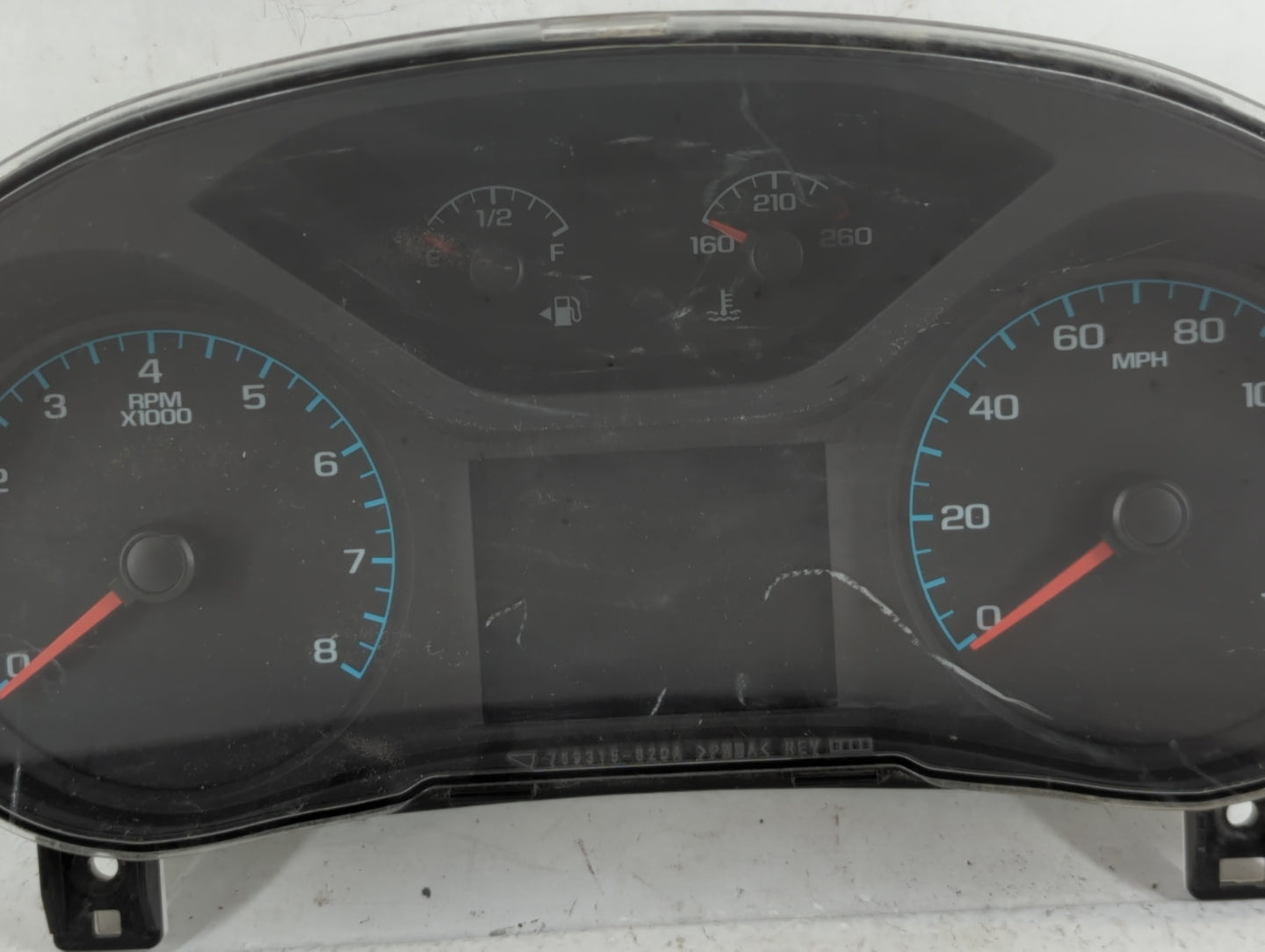 2016 Chevrolet Colorado Instrument Cluster Speedometer Gauges P/N:84080928 Fits OEM Used Auto Parts - Oemusedautoparts1.com