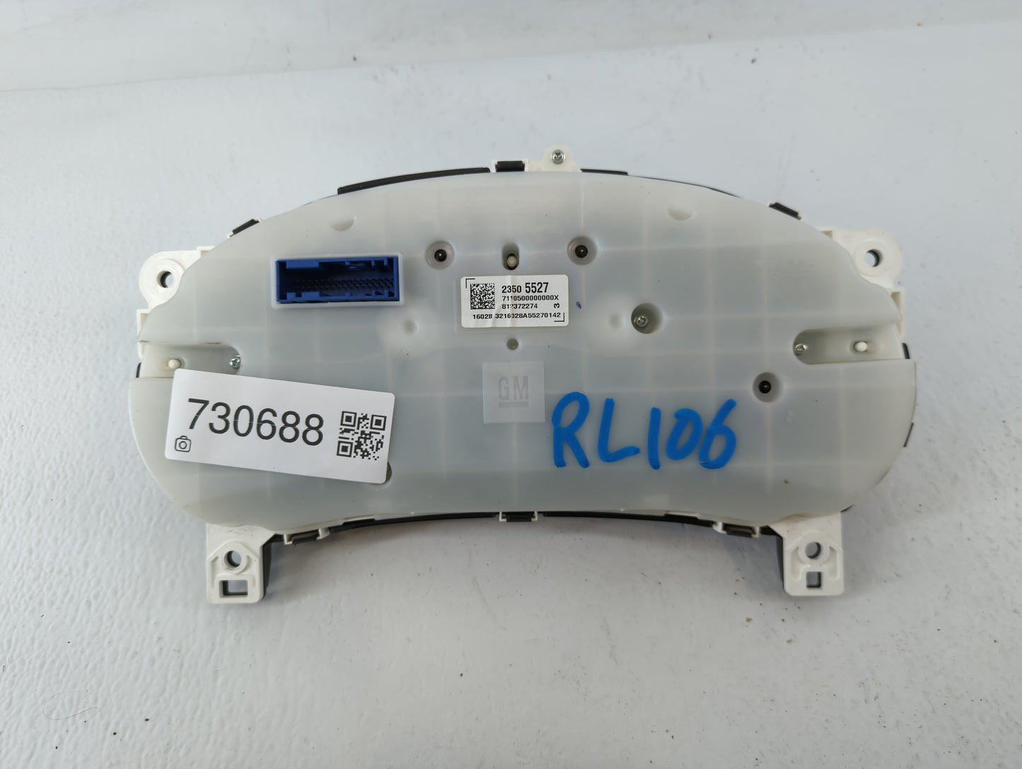 2016 Chevrolet Colorado Instrument Cluster Speedometer Gauges P/N:23505527 Fits OEM Used Auto Parts - Oemusedautoparts1.com