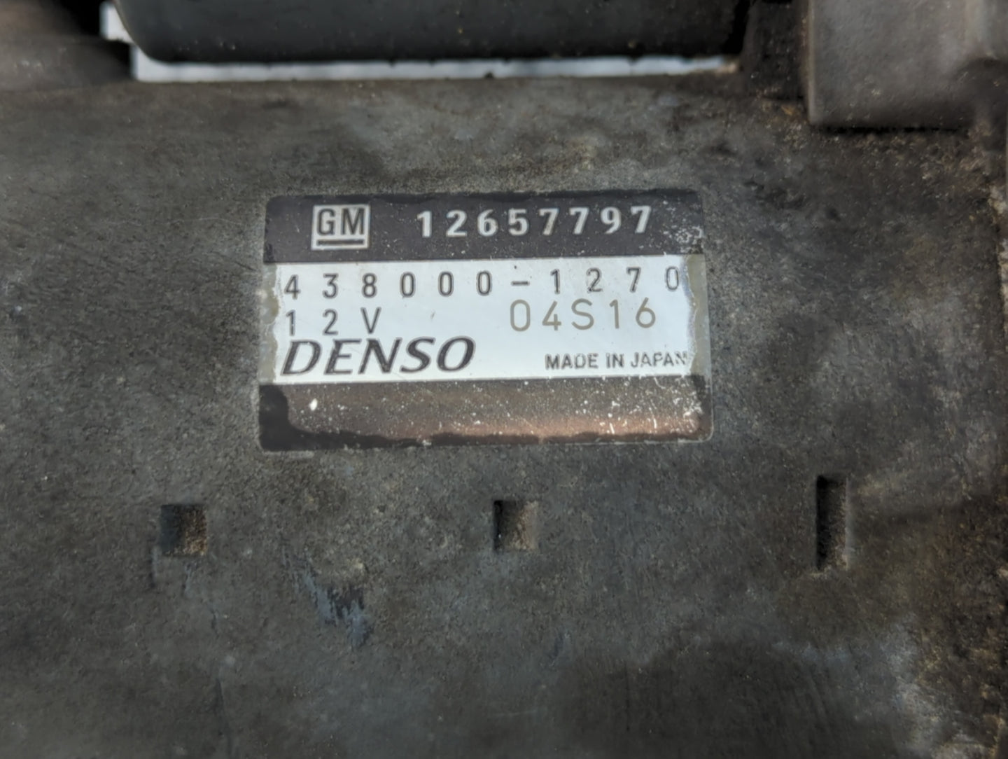 2015-2022 Chevrolet Colorado Car Starter Motor Solenoid OEM P/N:438000-1270 12657797 Fits OEM Used Auto Parts - Oemusedautop