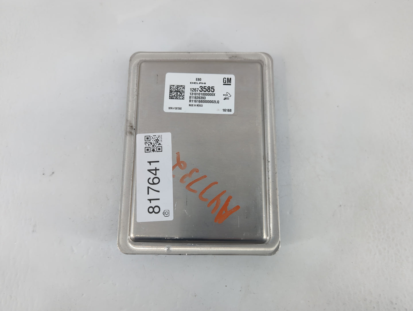 2015-2016 Chevrolet Colorado PCM Engine Control Computer ECU ECM PCU OEM P/N:12673585 Fits Fits 2015 2016 OEM Used Auto Part
