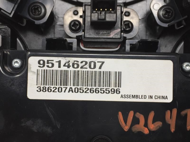 2012-2016 Chevrolet Cruze Climate Control Module Temperature AC/Heater Replacement P/N:95146207 Fits Fits 2012 2013 2014 201