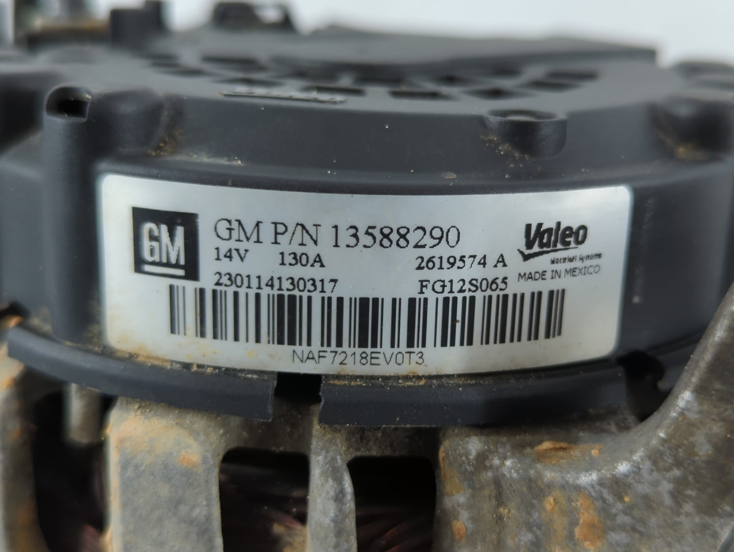 2012-2016 Chevrolet Cruze Alternator Replacement Generator Charging Assembly Engine OEM P/N:13588290 Fits OEM Used Auto Part