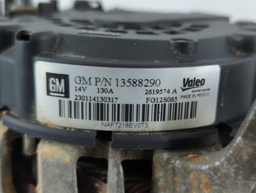 2012-2016 Chevrolet Cruze Alternator Replacement Generator Charging Assembly Engine OEM P/N:13588290 Fits OEM Used Auto Parts