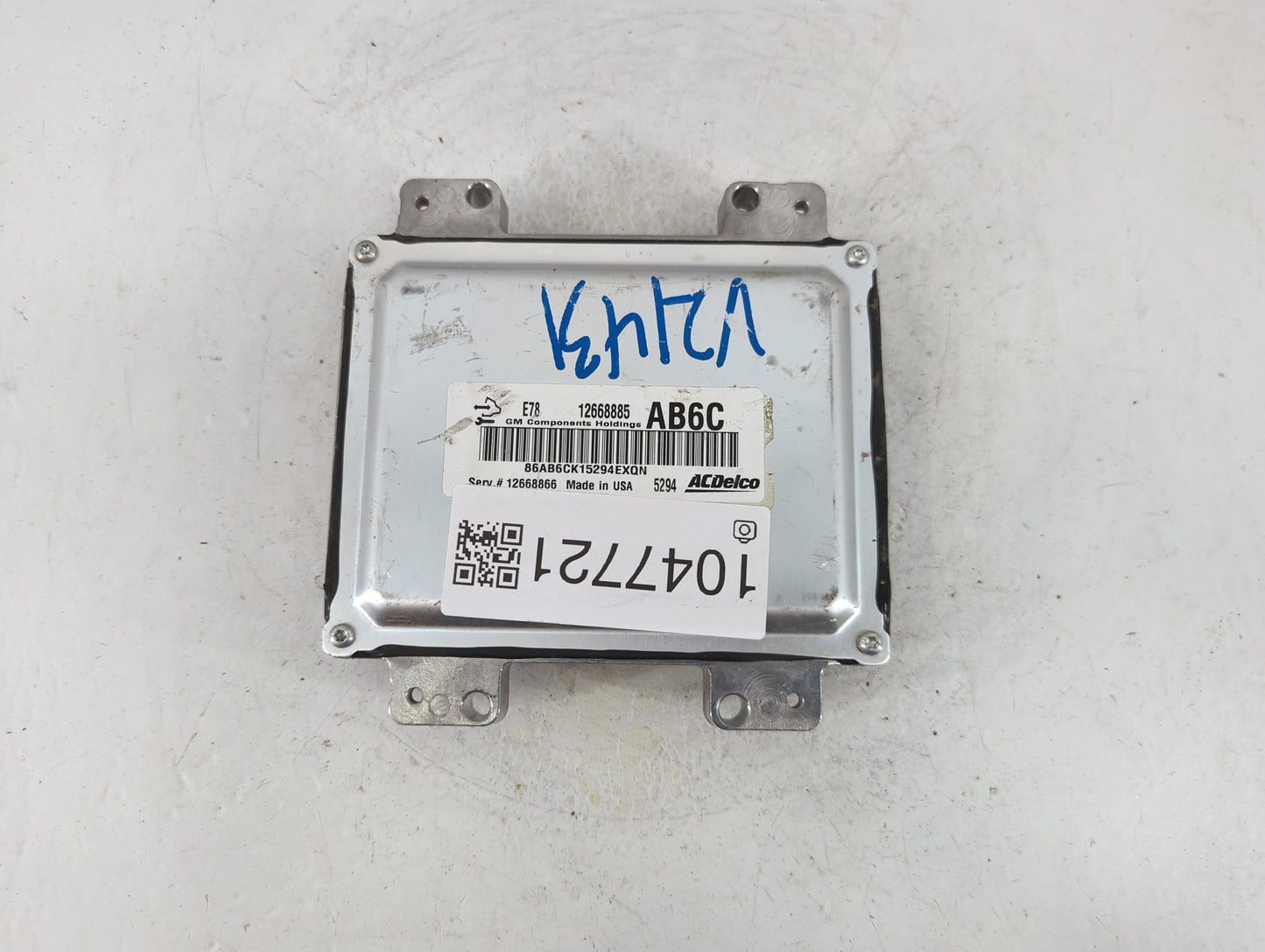 2012-2016 Chevrolet Cruze PCM Engine Control Computer ECU ECM PCU OEM P/N:12668885 Fits Fits 2011 2012 2013 2014 2015 2016 O