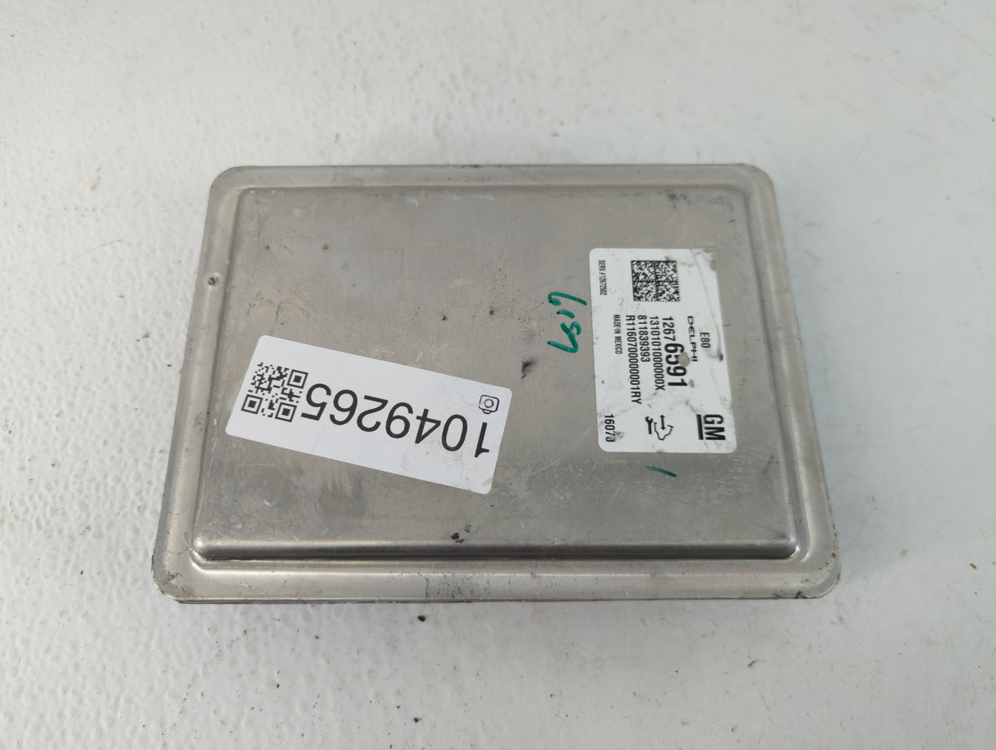 2016 Chevrolet Cruze PCM Engine Control Computer ECU ECM PCU OEM P/N:12676591 19420197 Fits OEM Used Auto Parts - Oemusedaut