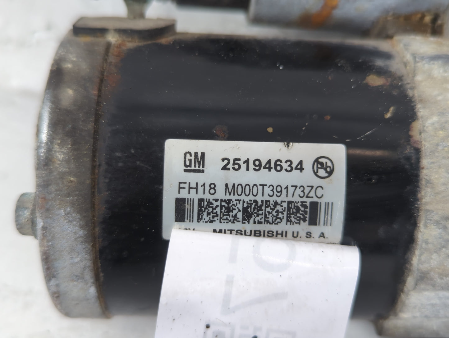 2011-2016 Chevrolet Cruze Car Starter Motor Solenoid OEM P/N:M000T39173ZC 25194634 Fits OEM Used Auto Parts - Oemusedautopar