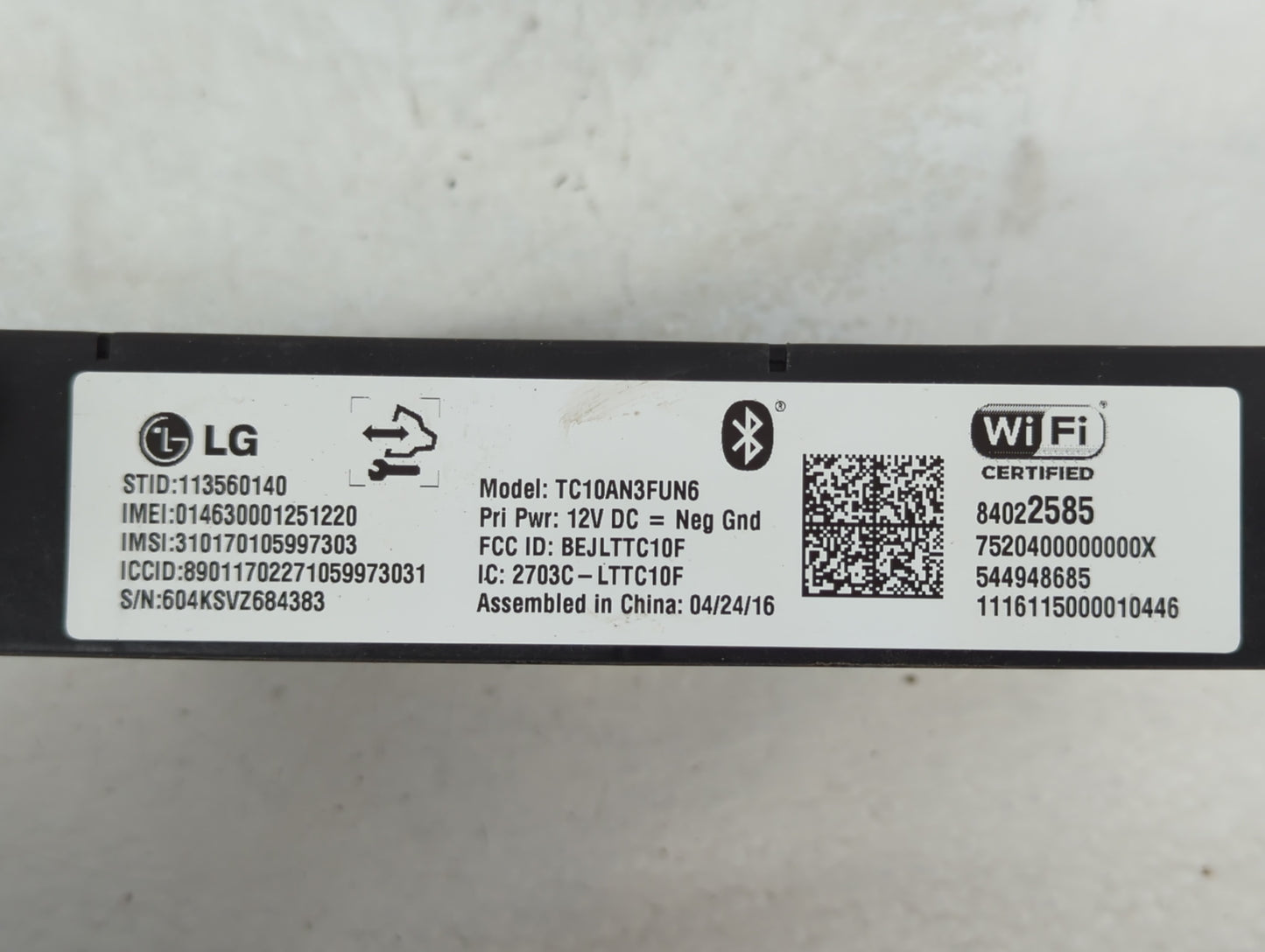 2016-2016 Chevrolet Cruze Traction Control Module 84022585 - Oemusedautoparts1.com