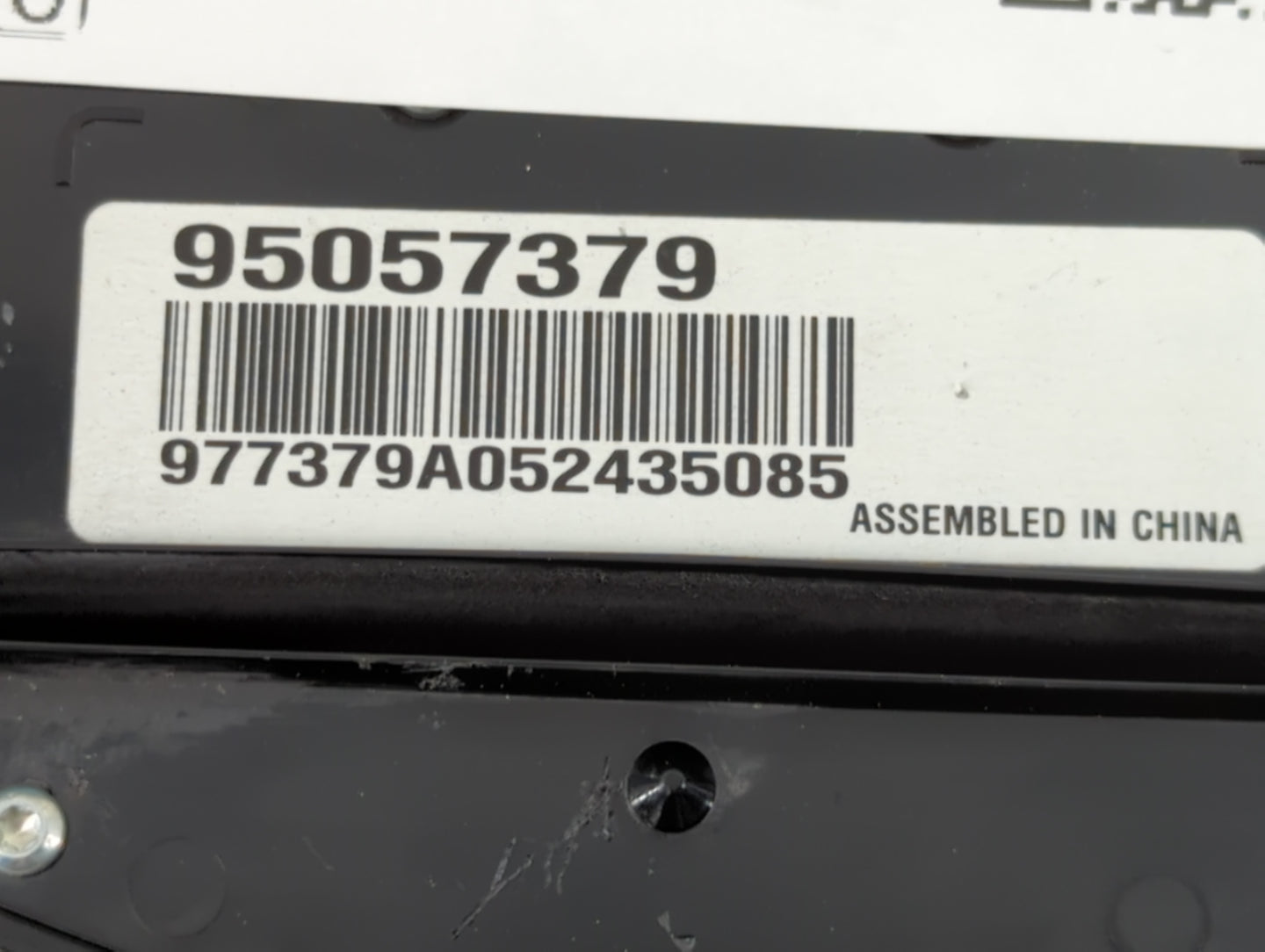 2016 Chevrolet Cruze Radio AM FM Cd Player Receiver Replacement P/N:95057379 Fits Fits 2017 2018 2019 2020 OEM Used Auto Par
