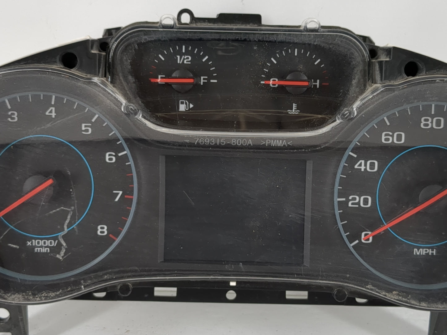 2016 Chevrolet Cruze Instrument Cluster Speedometer Gauges P/N:39082370 Fits OEM Used Auto Parts - Oemusedautoparts1.com
