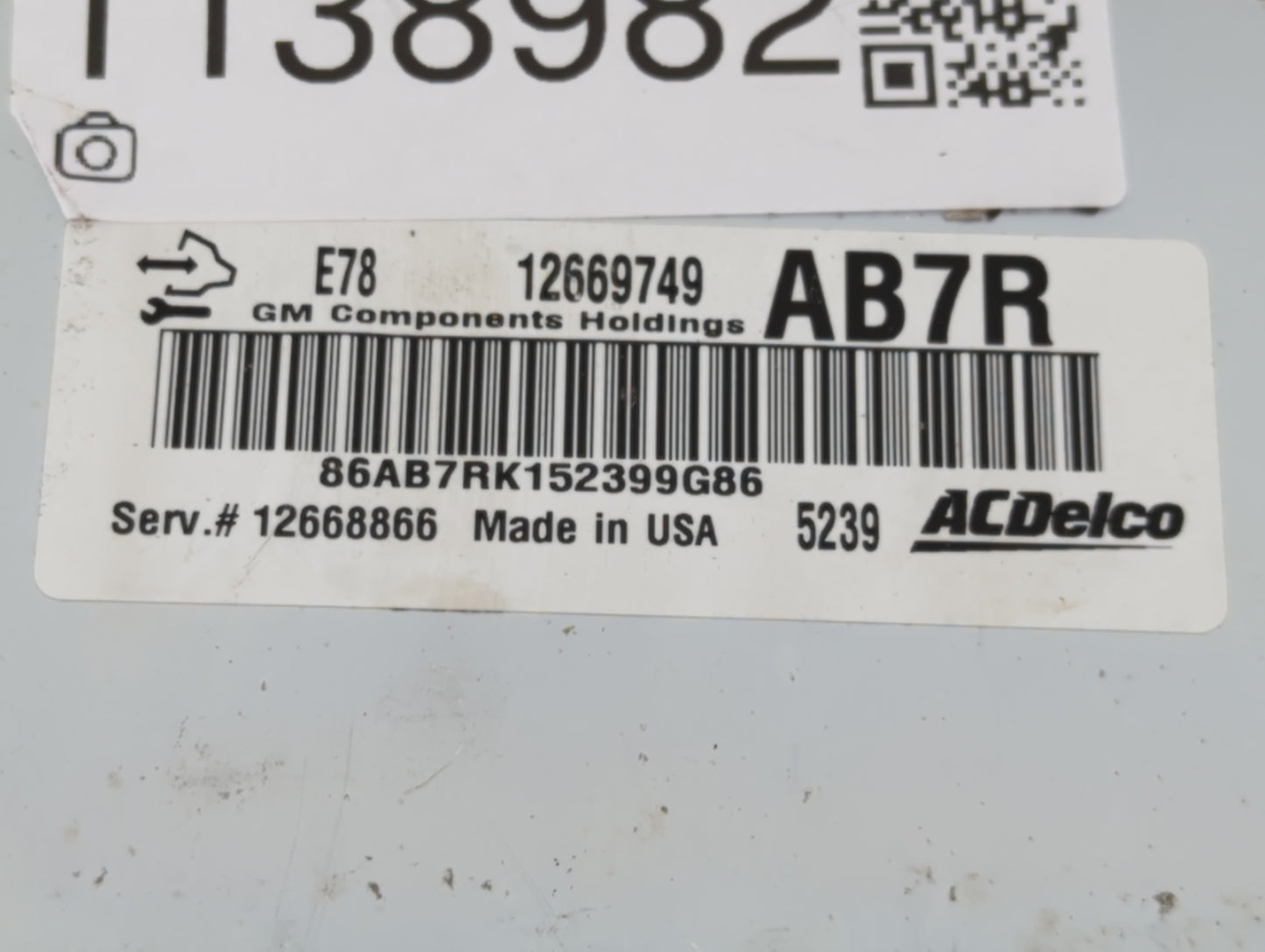 2012-2016 Chevrolet Cruze PCM Engine Control Computer ECU ECM PCU OEM P/N:12669749 Fits Fits 2011 2012 2013 2014 2015 2016 O