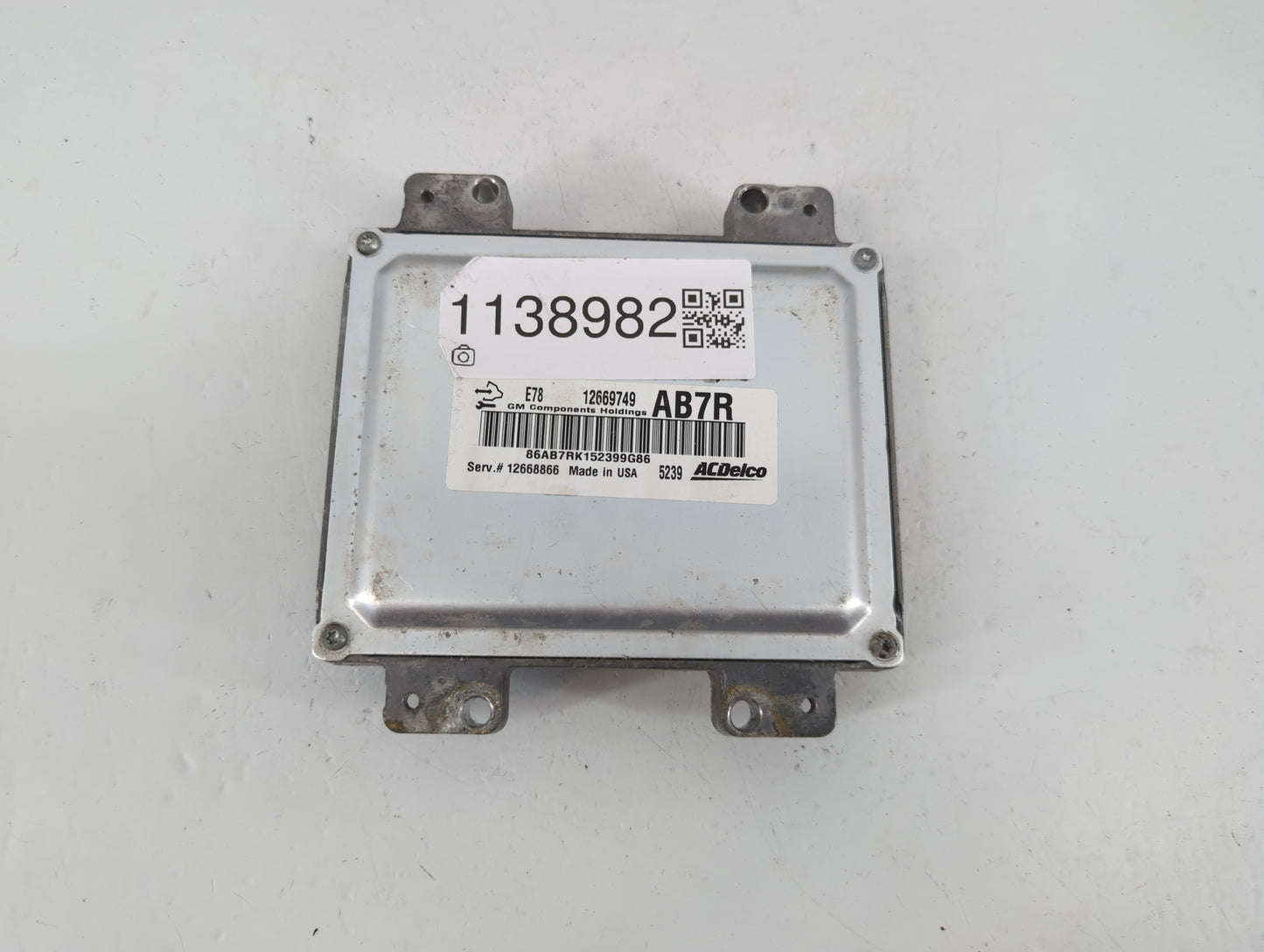 2012-2016 Chevrolet Cruze PCM Engine Control Computer ECU ECM PCU OEM P/N:12669749 Fits Fits 2011 2012 2013 2014 2015 2016 O