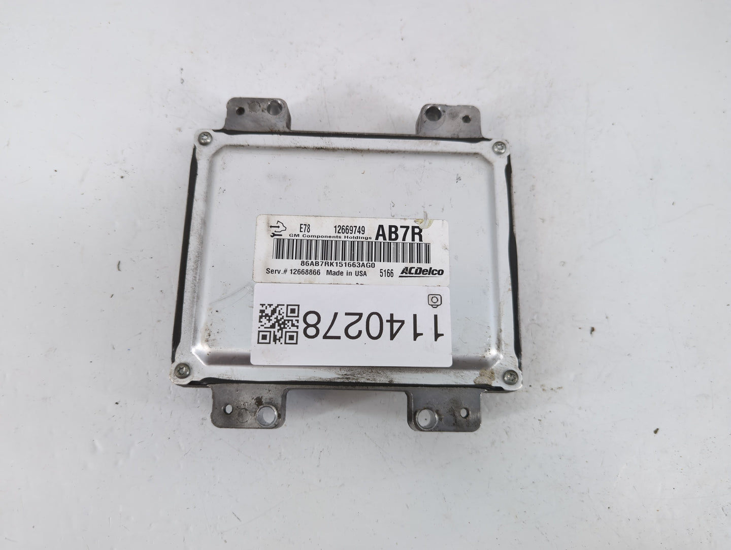 2012-2016 Chevrolet Cruze PCM Engine Control Computer ECU ECM PCU OEM P/N:12669749 Fits Fits 2011 2012 2013 2014 2015 2016 O
