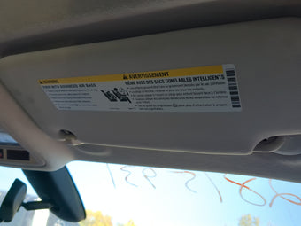 compare product 2016 Chevrolet Cruze Sun Visor Shade Replacement Passenger Right Mirror Fits OEM Used Auto Parts