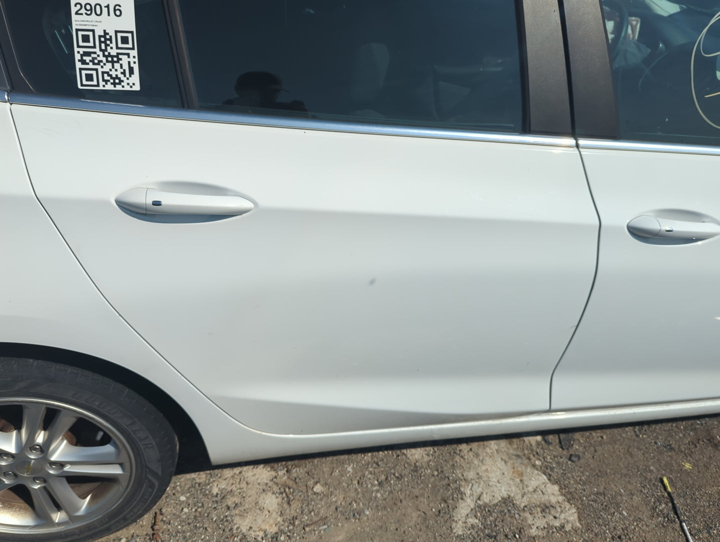 2016-2019 Chevrolet Cruze Passenger Rear Door Oem 1140883 - Oemusedautoparts1.com
