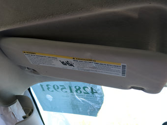 compare product 2016 Chevrolet Cruze Sun Visor Shade Replacement Driver Left Mirror Fits OEM Used Auto Parts