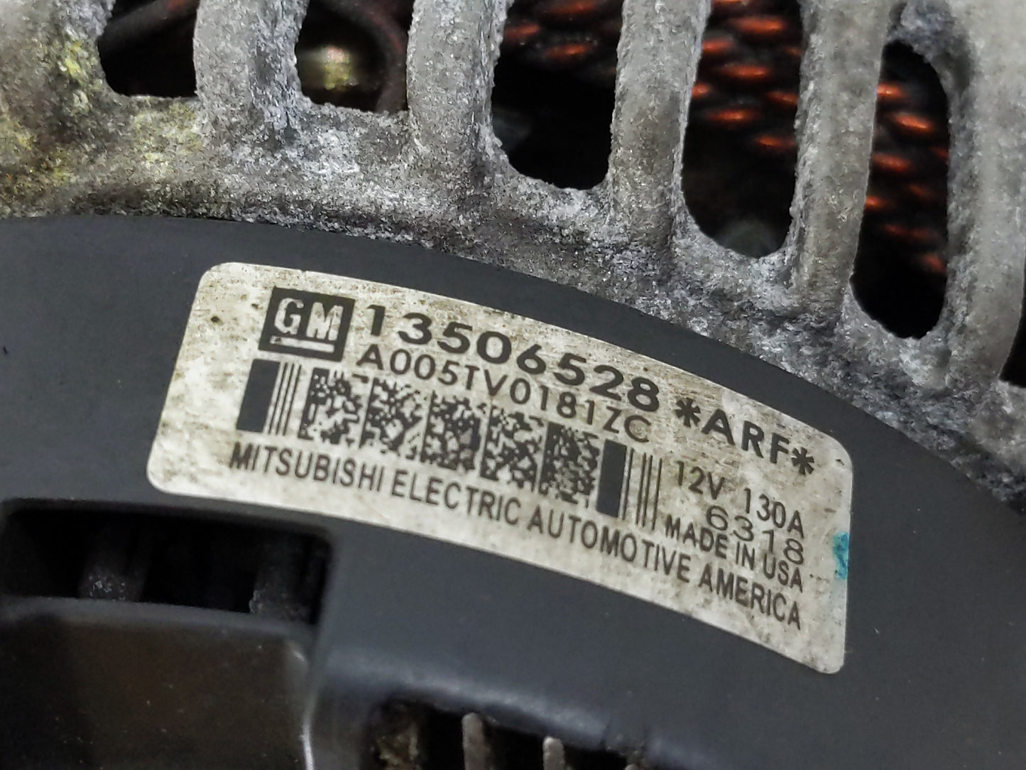 2016-2019 Chevrolet Cruze Alternator Replacement Generator Charging Assembly Engine OEM P/N:13506528 Fits Fits 2016 2017 201