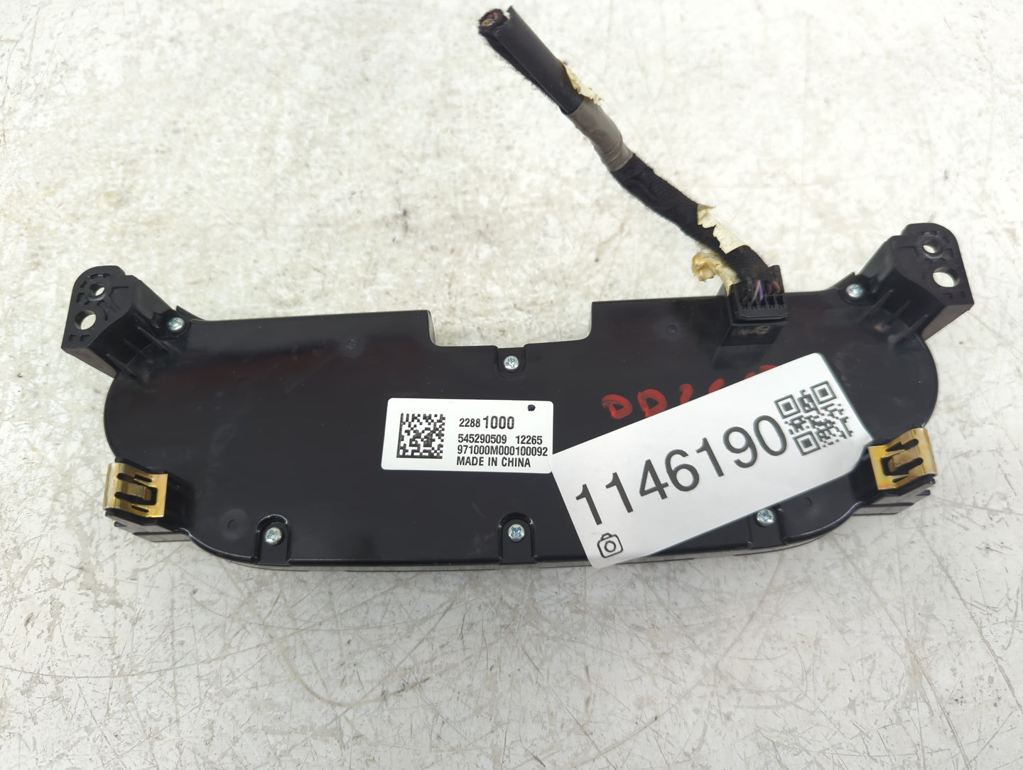 2016-2018 Chevrolet Cruze Climate Control Module Temperature AC/Heater Replacement P/N:545290509 39028880 Fits Fits 2016 201
