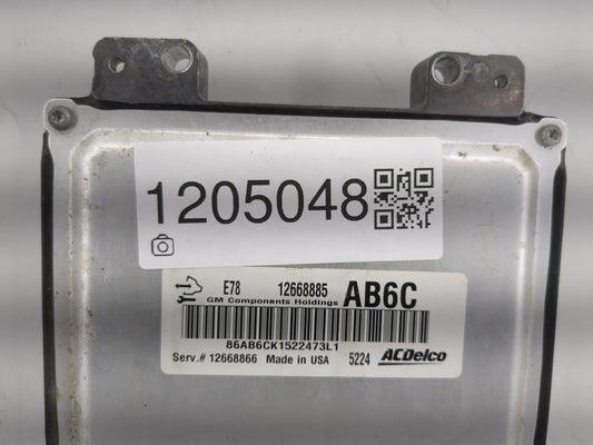 2012-2016 Chevrolet Cruze PCM Engine Control Computer ECU ECM PCU OEM P/N:12668885 Fits Fits 2011 2012 2013 2014 2015 2016 OEM Used Auto Parts