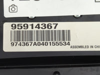 2011-2016 Chevrolet Cruze Radio AM FM Cd Player Receiver Replacement P/N:95914367 Fits Fits 2011 2012 2013 2014 2015 2016 OE