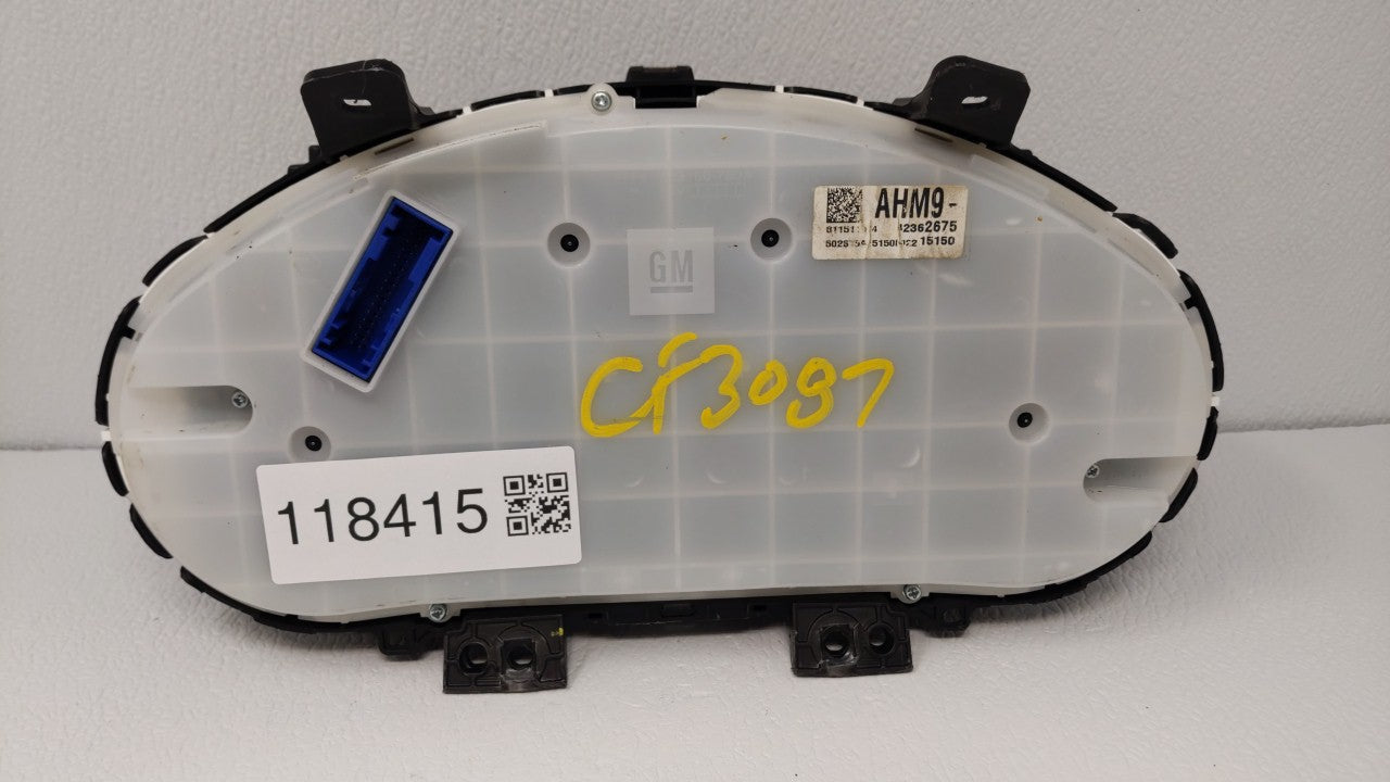 2015-2016 Chevrolet Cruze Instrument Cluster Speedometer Gauges P/N:811511914 94560794, 42362675 Fits Fits 2015 2016 OEM Use