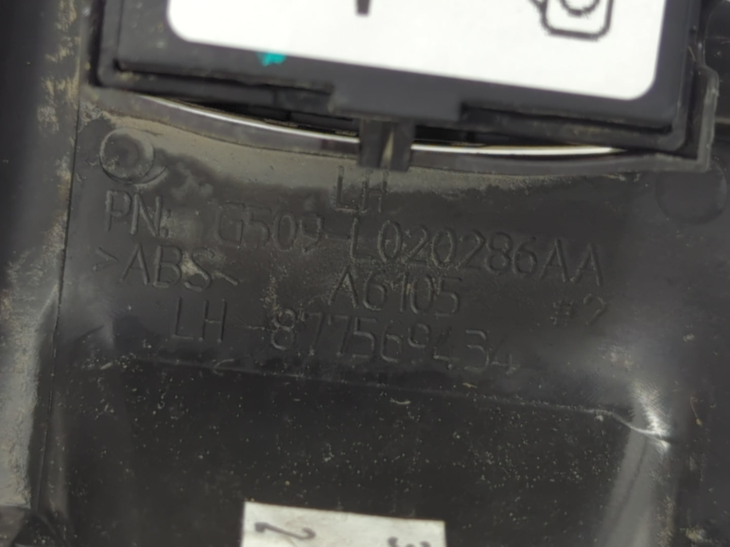2011-2016 Chevrolet Cruze Master Power Window Switch Replacement Driver Side Left P/N:G509-L020286AA 20917577 Fits OEM Used 
