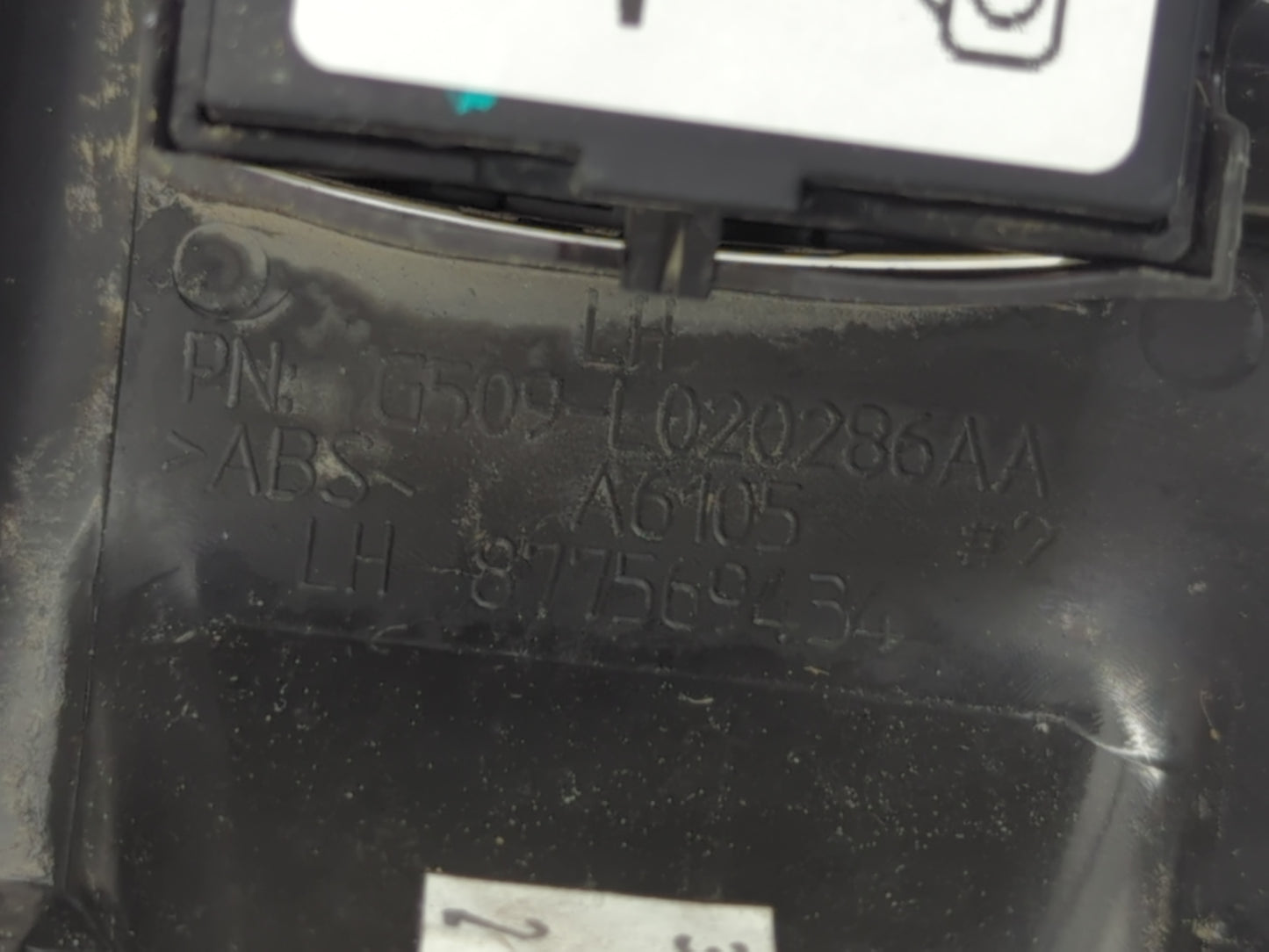 2011-2016 Chevrolet Cruze Master Power Window Switch Replacement Driver Side Left P/N:G509-L020286AA 20917577 Fits OEM Used 