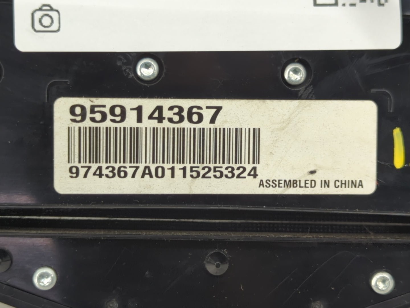 2011-2016 Chevrolet Cruze Radio Control Panel - Oemusedautoparts1.com