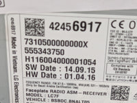 2016 Chevrolet Cruze Radio AM FM Cd Player Receiver Replacement P/N:555343750 42456917 Fits OEM Used Auto Parts - Oemusedaut