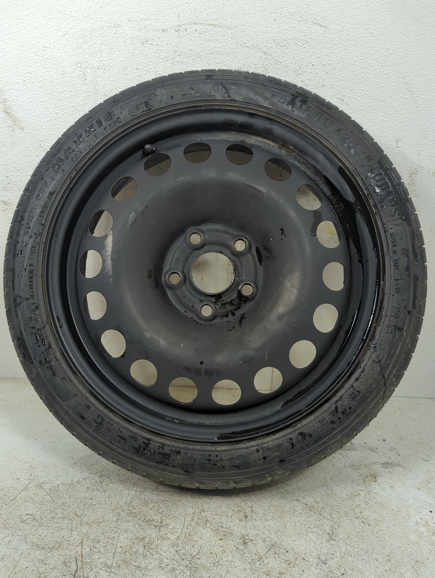 2016 Chevrolet Cruze Spare Donut Tire Wheel Rim Oem 1401796 - Oemusedautoparts1.com