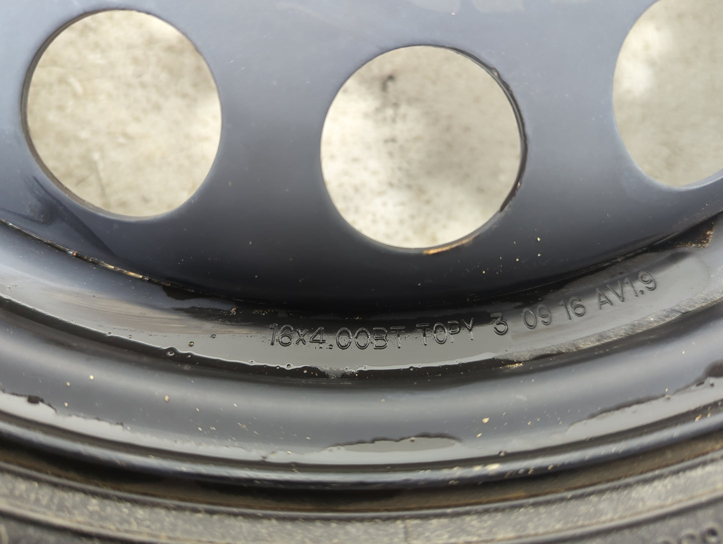 2016 Chevrolet Cruze Spare Donut Tire Wheel Rim Oem 1401796 - Oemusedautoparts1.com