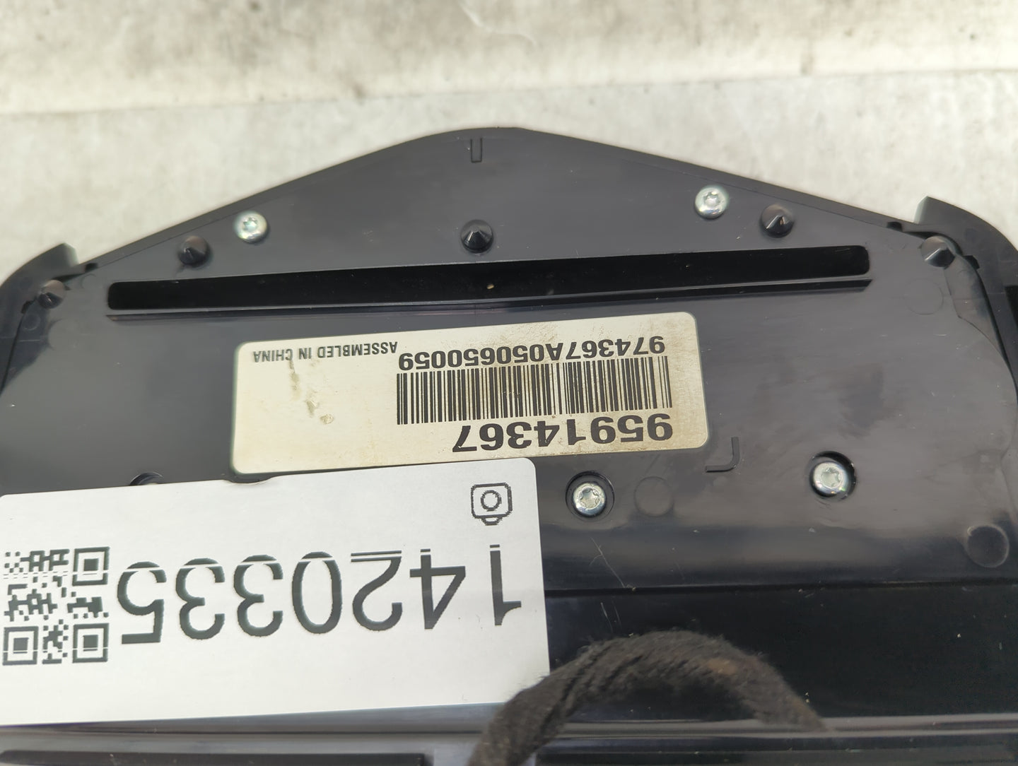 2011-2016 Chevrolet Cruze Radio Control Panel - Oemusedautoparts1.com