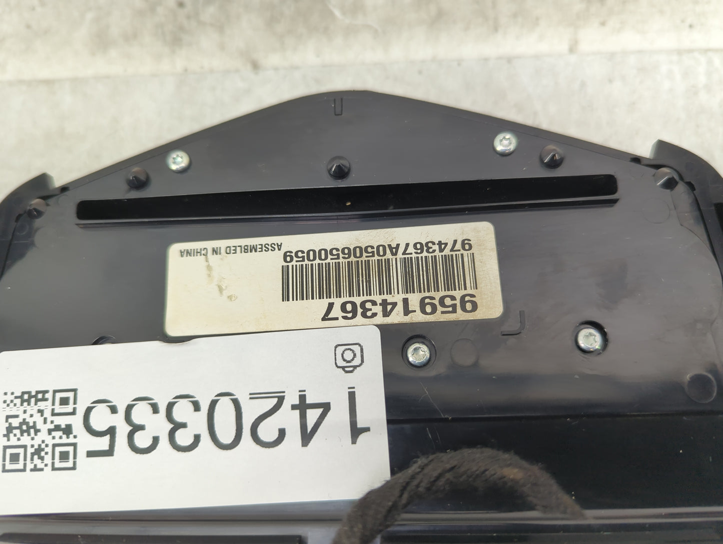 2011-2016 Chevrolet Cruze Radio Control Panel - Oemusedautoparts1.com