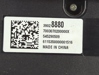2016-2018 Chevrolet Cruze Climate Control Module Temperature AC/Heater Replacement P/N:39028880 7003070200000X Fits OEM Used