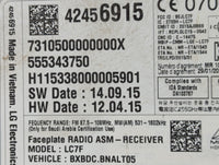 2016 Chevrolet Cruze Radio AM FM Cd Player Receiver Replacement P/N:42456915 555343750, 7310500000000X Fits Fits 2017 OEM Us