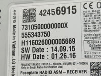 2016 Chevrolet Cruze Radio AM FM Cd Player Receiver Replacement P/N:42456915 Fits OEM Used Auto Parts - Oemusedautoparts1.co