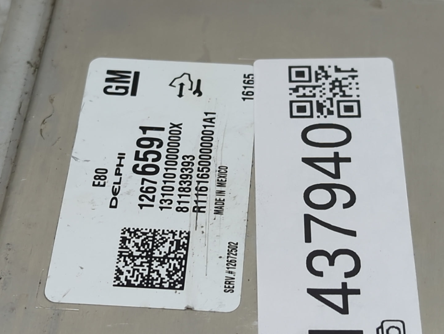 2016 Chevrolet Cruze PCM Engine Control Computer ECU ECM PCU OEM P/N:12676591, 12672502 Fits OEM Used Auto Parts - Oemusedau
