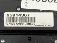 2011-2016 Chevrolet Cruze Radio Control Panel - Oemusedautoparts1.com