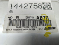 2012-2016 Chevrolet Cruze PCM Engine Control Computer ECU ECM PCU OEM P/N:12669749 12668866 Fits OEM Used Auto Parts - Oemus