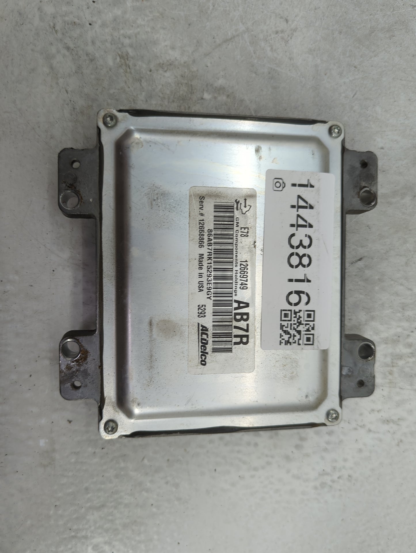 2012-2016 Chevrolet Cruze PCM Engine Control Computer ECU ECM PCU OEM P/N:12669749 12668866 Fits OEM Used Auto Parts - Oemus