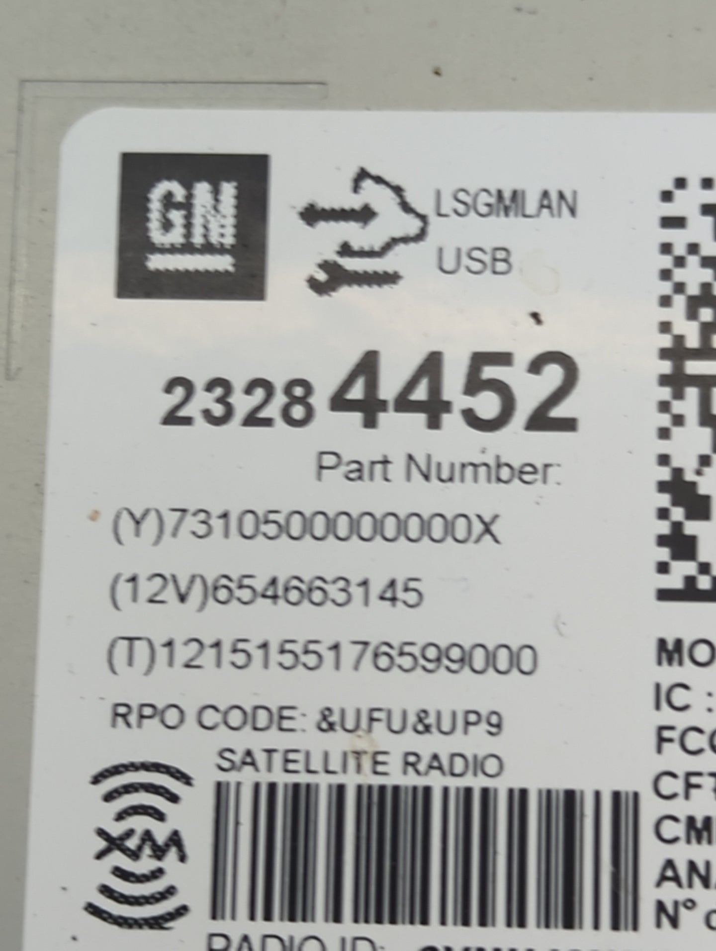 2013-2016 Chevrolet Cruze Radio AM FM Cd Player Receiver Replacement P/N:23284452 Fits Fits 2013 2014 2015 2016 OEM Used Aut