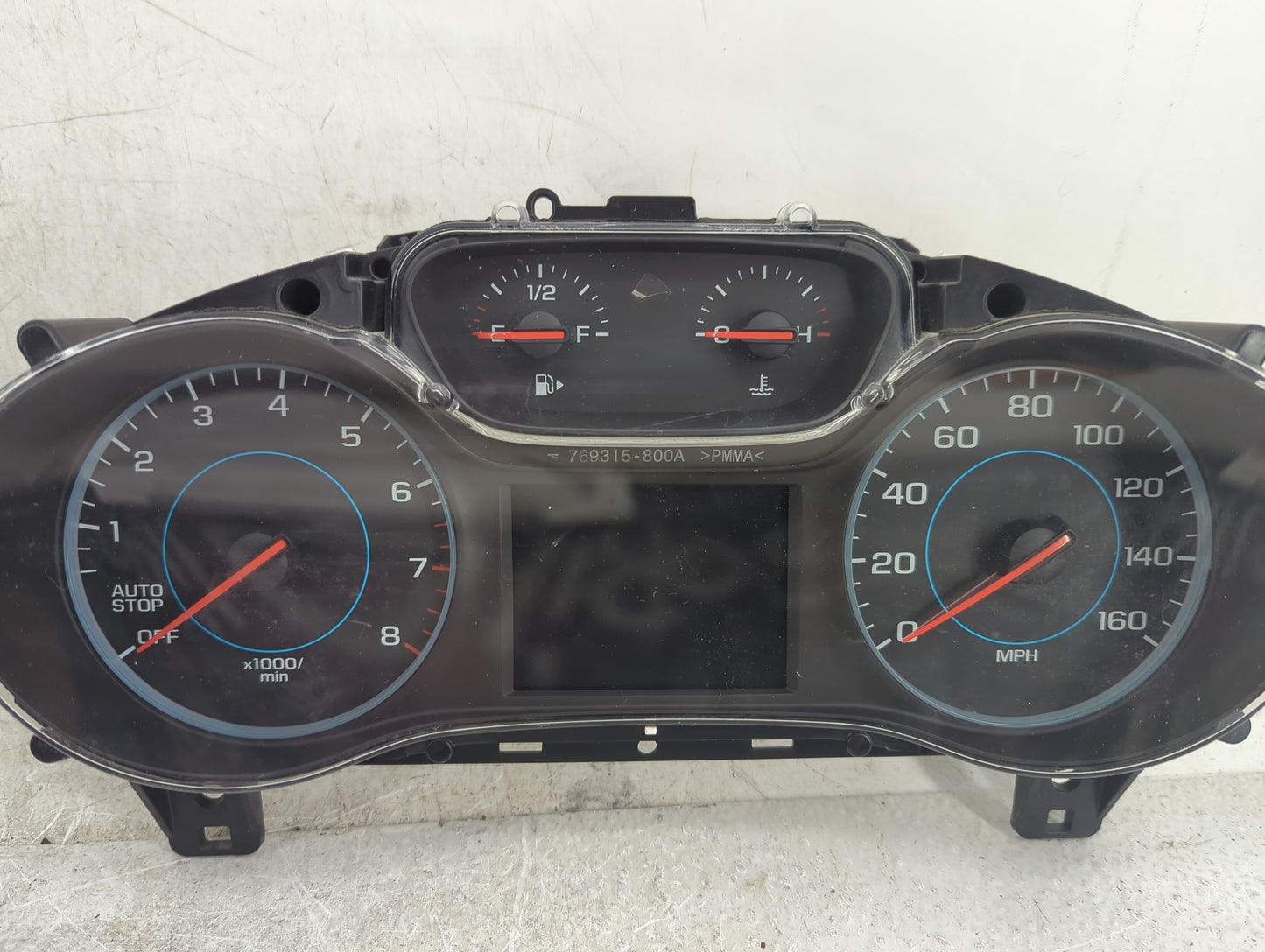 2016 Chevrolet Cruze Instrument Cluster Speedometer Gauges P/N:39082370 769315-800A Miles: Fits OEM Used Auto Parts - Oemuse