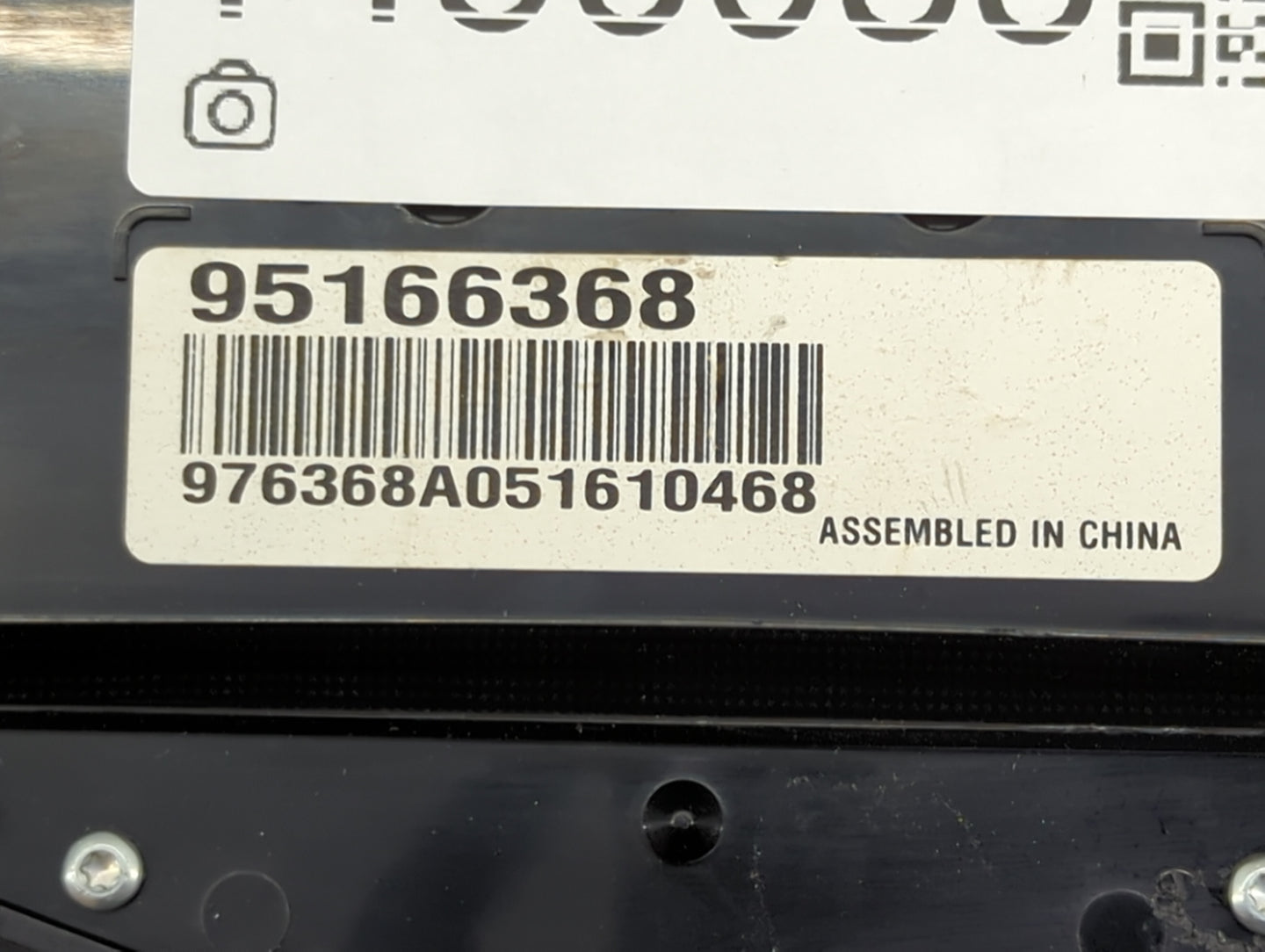 2011-2016 Chevrolet Cruze Radio Control Panel 1456035 - Oemusedautoparts1.com