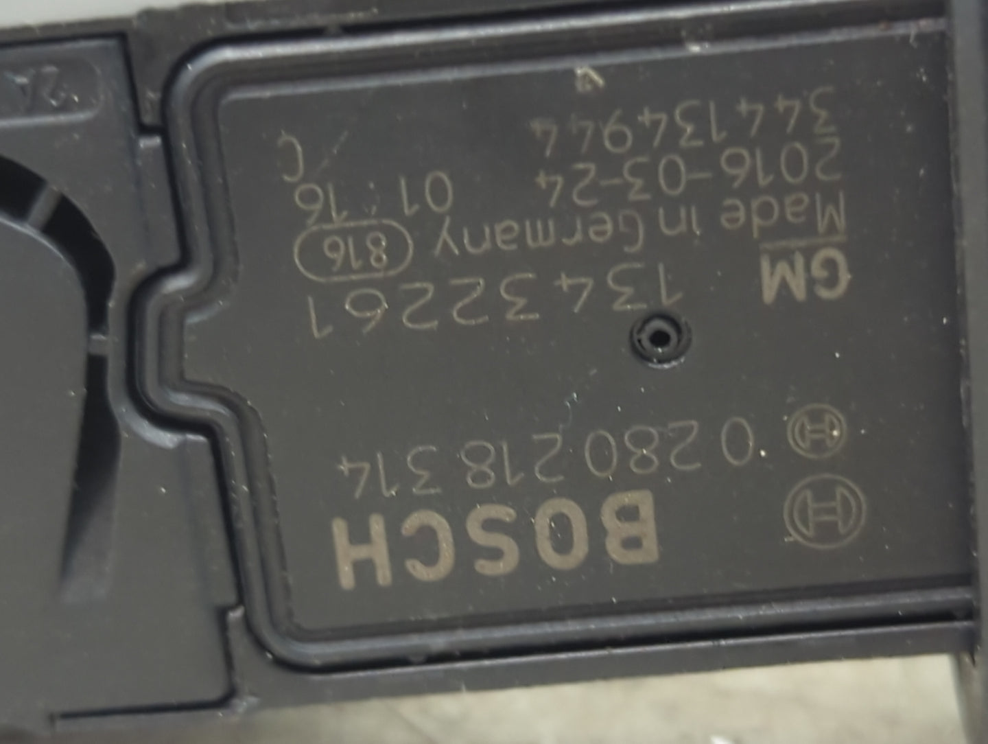 2016-2017 Chevrolet Cruze Mass Air Flow Meter Maf 1486401 - Oemusedautoparts1.com