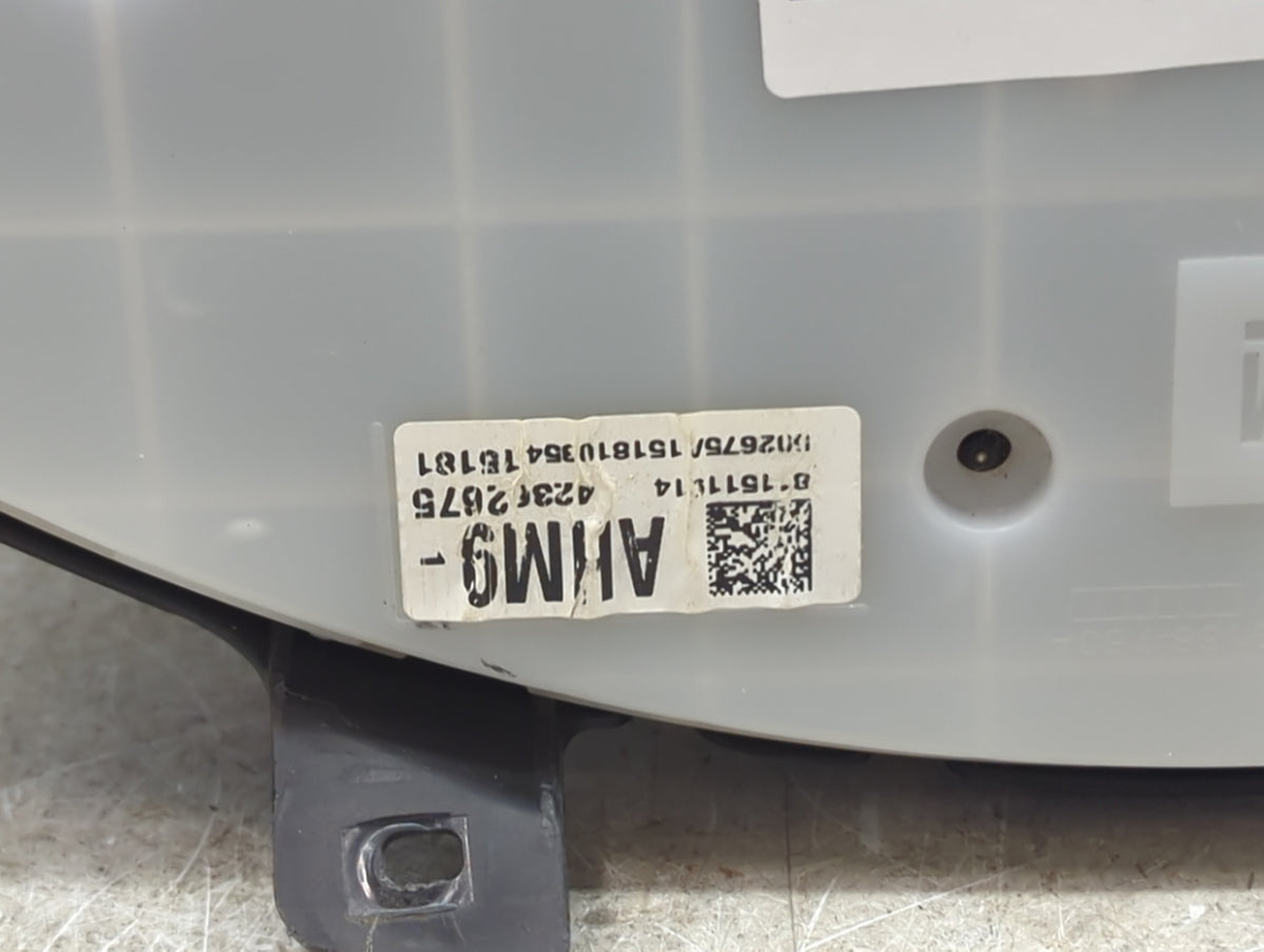 2016 Chevrolet Cruze Instrument Cluster Speedometer Gauges P/N:769317-430A AHM9 Miles: Fits OEM Used Auto Parts - Oemusedaut
